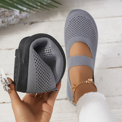 Dam Mary Jane Promenadskor – Bekväma och Flexibla Vardagsballerinas