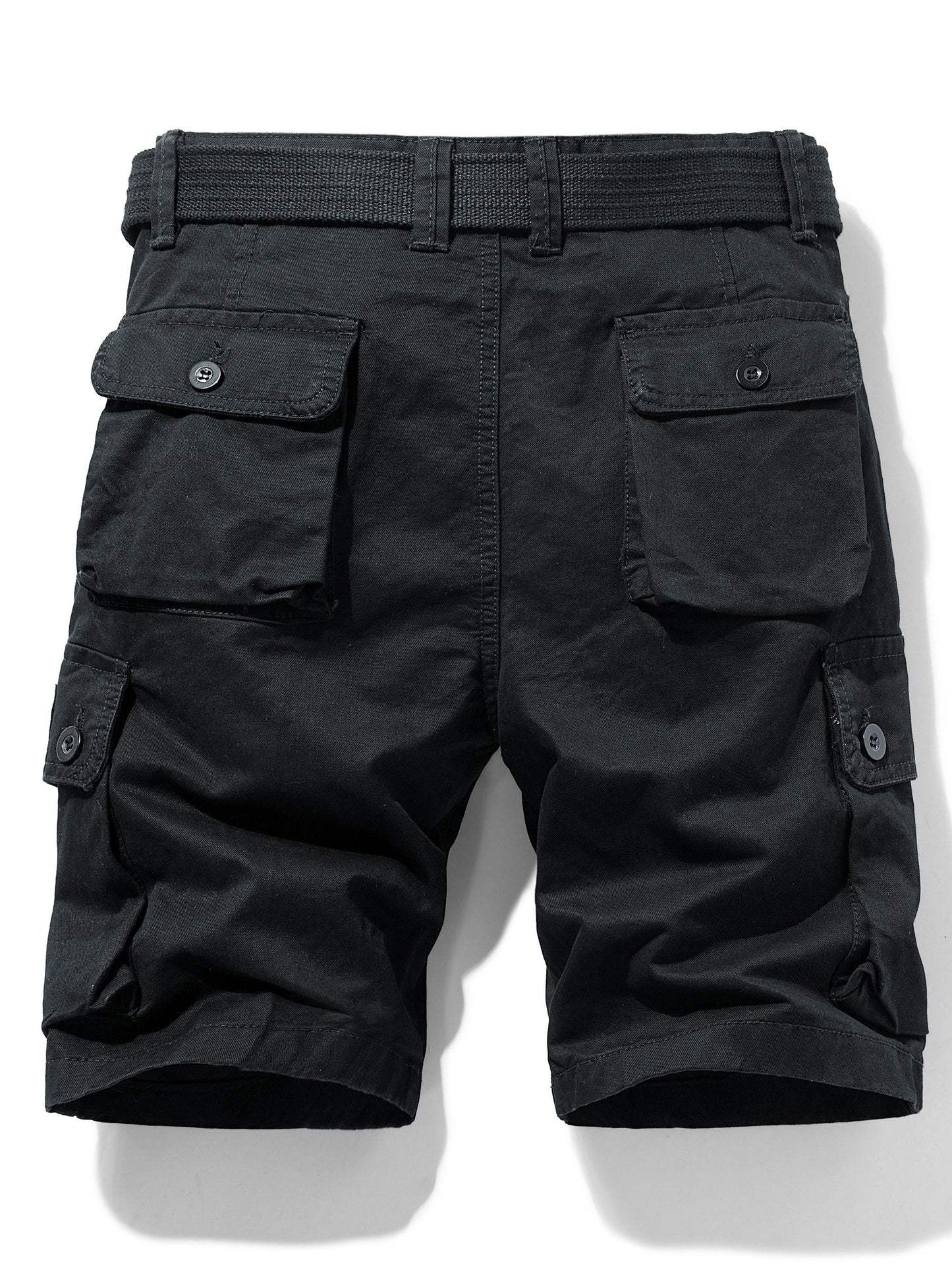 Herrar Cargo Shorts med Bälte – Klassisk och Praktisk för Vardag och Äventyr