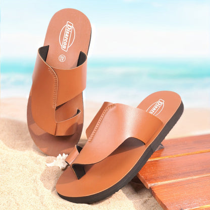 Herrensandaler Vintage Stil för Strand och Vardag – Bekväma och Stilrena Tofflor