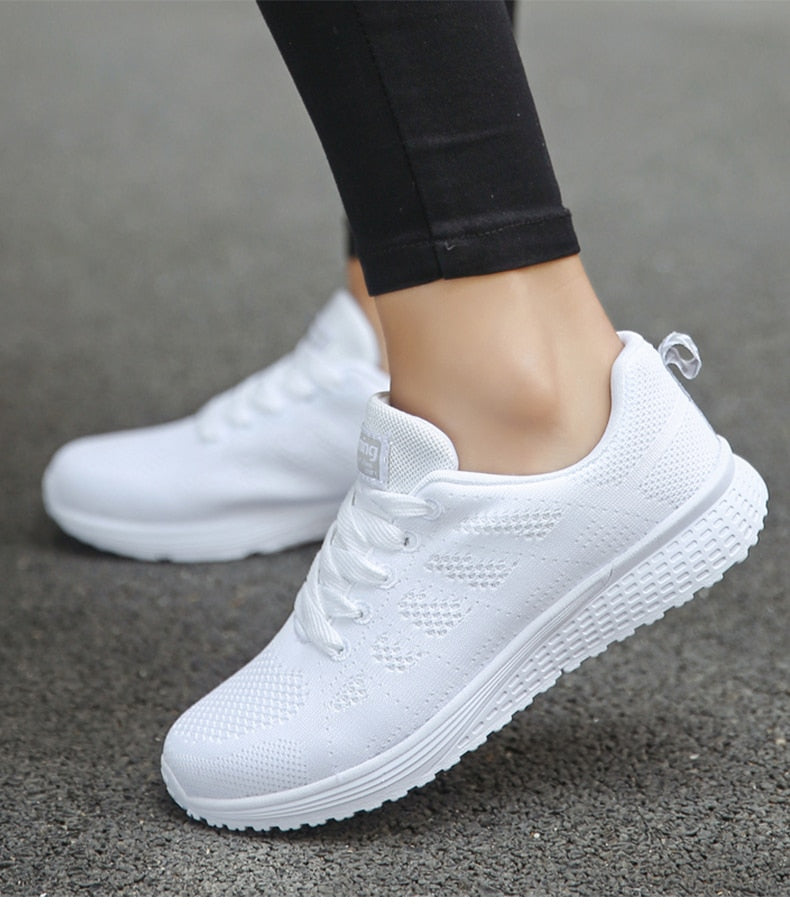 Dam Sneakers Sportiga Vardagsskor för Aktiva Kvinnor