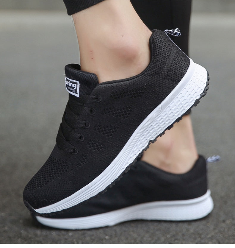 Dam Sneakers Sportiga Vardagsskor för Aktiva Kvinnor