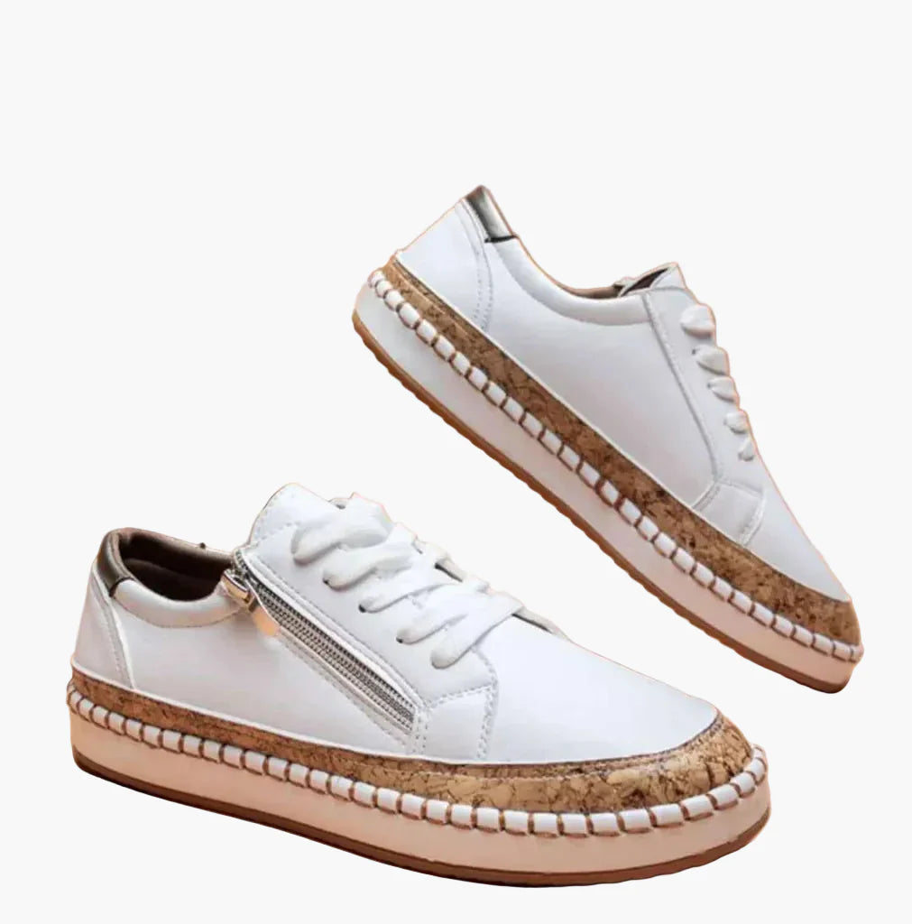 Dam Sneakers för kvinnor – Blommiga bekväma sneakers för vardag och promenad
