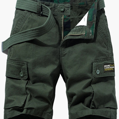 Herrar Cargo Shorts med Bälte – Klassisk och Praktisk för Vardag och Äventyr