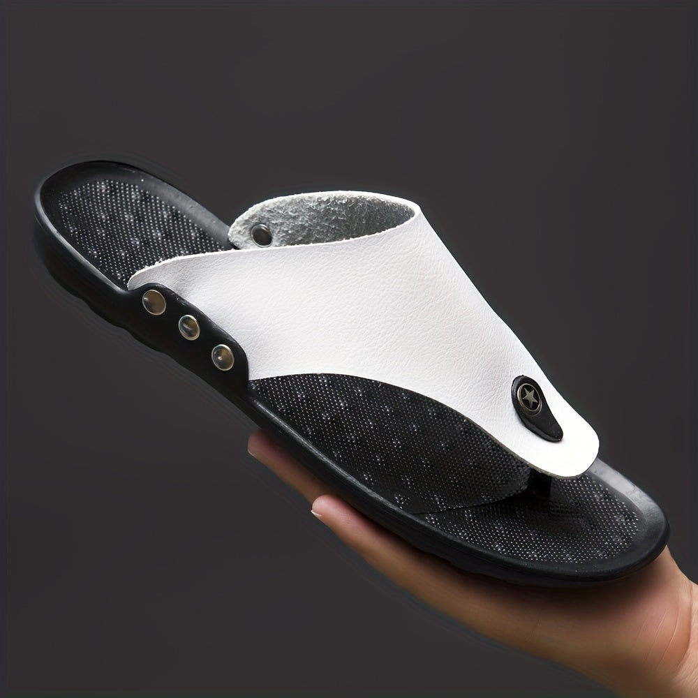 Herr Tofflor Sandaler – Avslappnade Sommarsandaler med Modern Design för Strand och Fritid