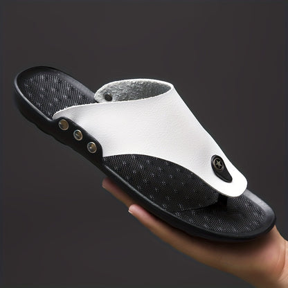 Herr Tofflor Sandaler – Avslappnade Sommarsandaler med Modern Design för Strand och Fritid