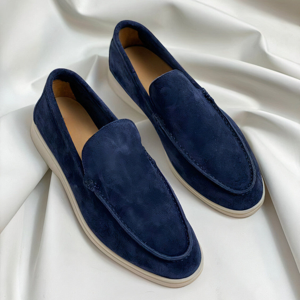 Herrloafers Klassisk Slip-on Stil för Kontor och Fritid