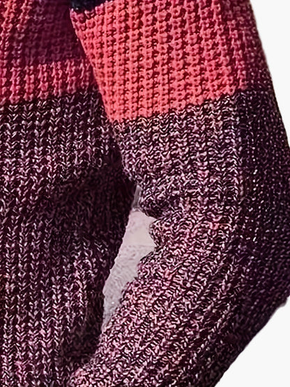 Herrtröja stickad med dragkedja – stilren och modern pullover för vuxna