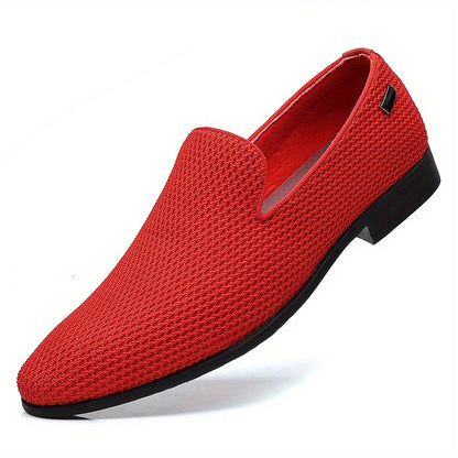 Herr Slip-On Formella Skor för Bröllop och Kontor – Elegant och Bekväm Stil