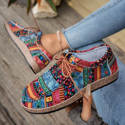 Damloafers med vintageinspirerat mönster – Bekväma vardagsskor med brogue-detaljer