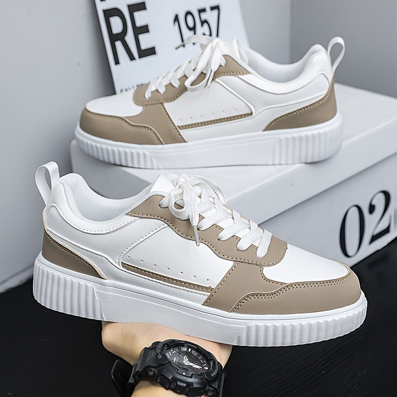 Herr Sneakers Låg Modell Modern Streetstil Vardag
