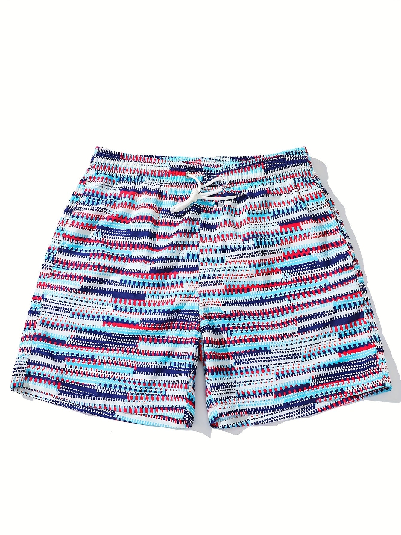 Herr Badshorts Sportig Design för Strand och Pool