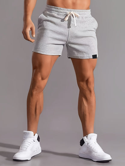 Herr Shorts Sportiga Träningsshorts med Snörning – Perfekt för Gym och Aktiv Livsstil