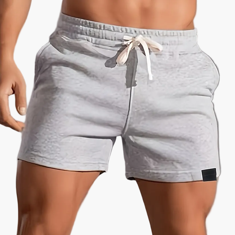 Herr Shorts Sportiga Träningsshorts med Snörning – Perfekt för Gym och Aktiv Livsstil