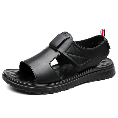 Herrsandaler med robust sula för vardag och fritid – Vintage stil