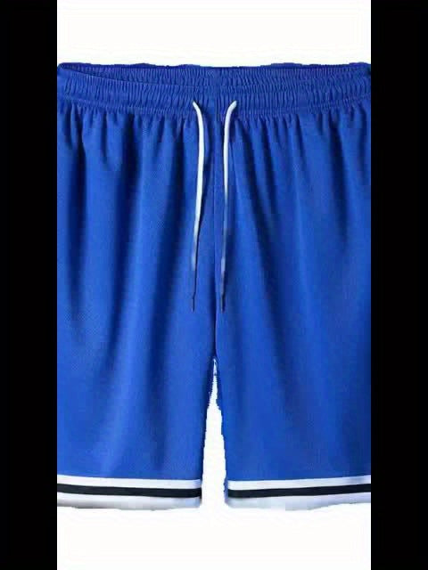 Herrar Basketshorts 2-pack – Sportiga Långa Shorts för Träning och Fritid