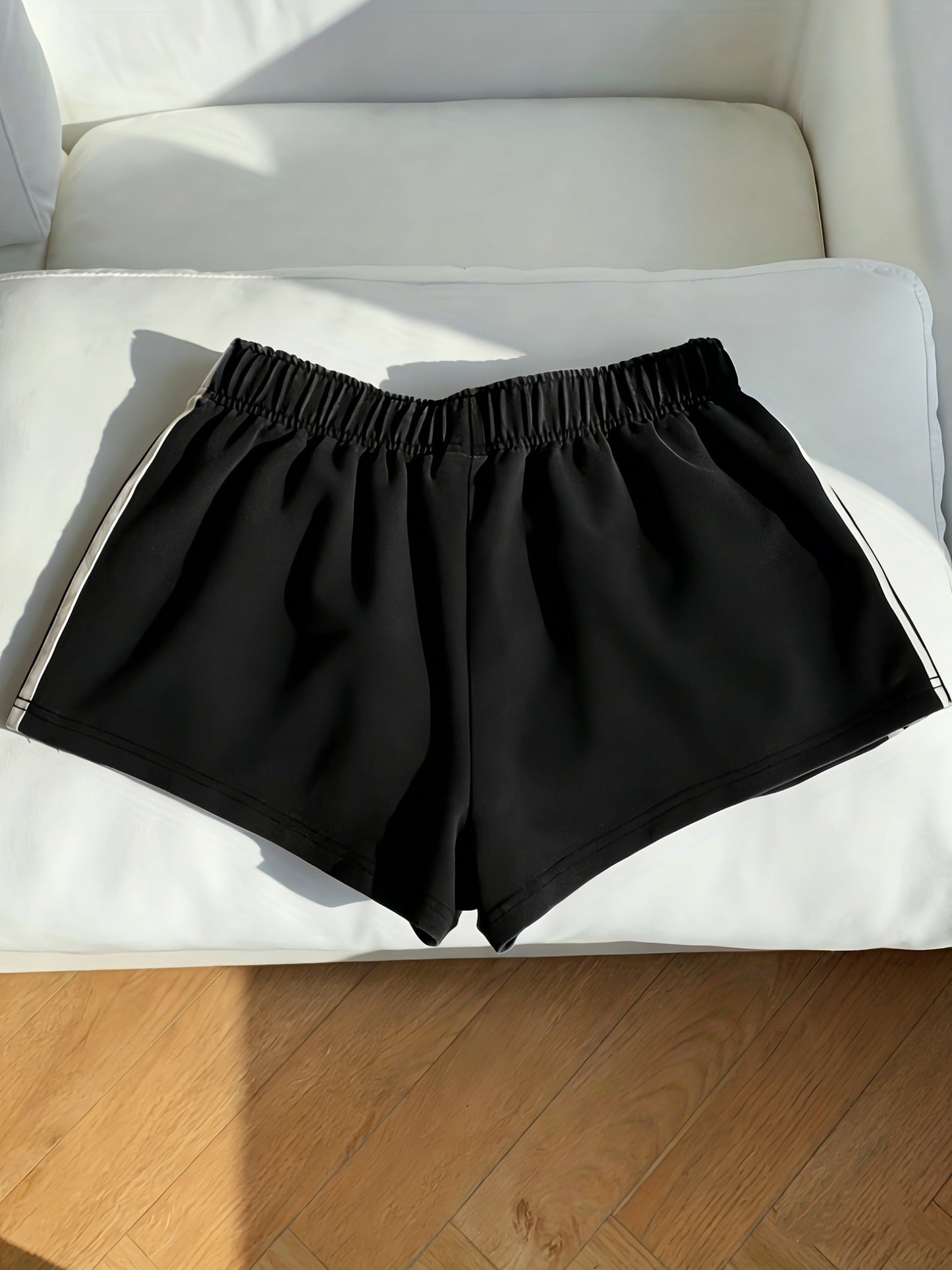Damers sportiga shorts med avslappnad passform för löpning och fritid