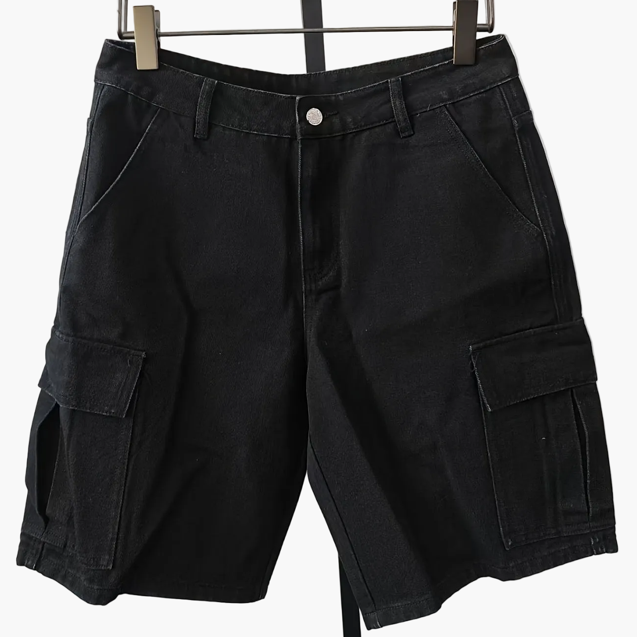 Herr Bermuda Shorts med Fickor – Avslappnad Stil för Vardagsbruk och Fritid