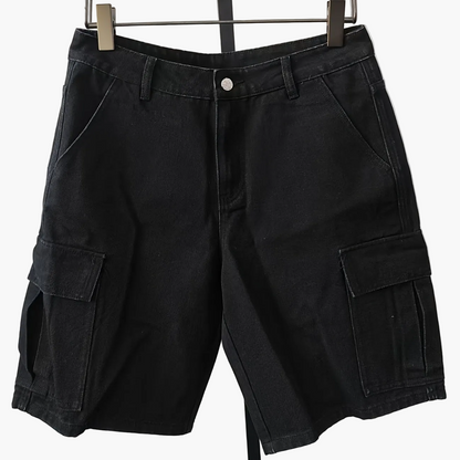 Herr Bermuda Shorts med Fickor – Avslappnad Stil för Vardagsbruk och Fritid