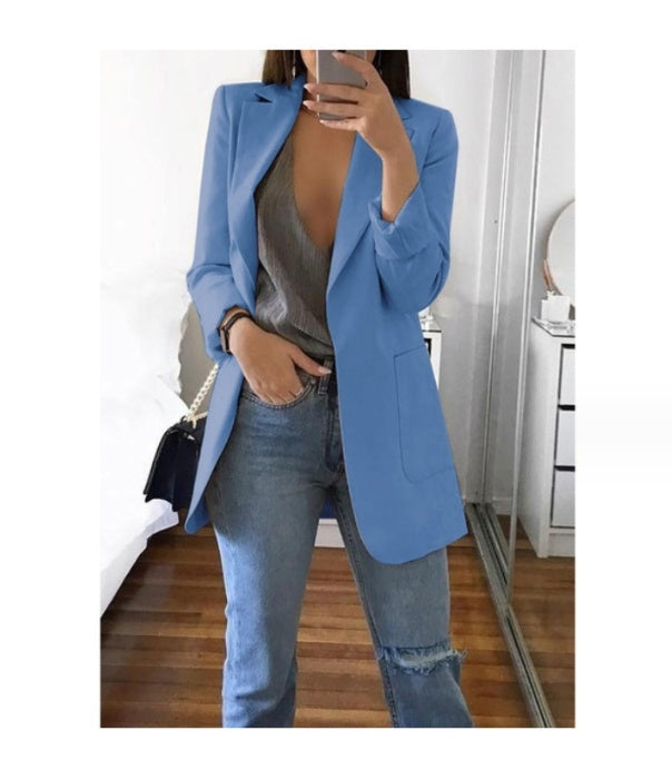 Emma – Slim Cardigan Blazer i Temperament