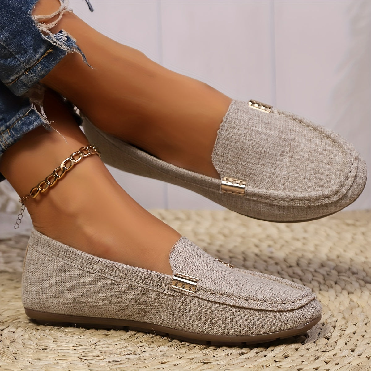 Damloafers för vardag och sommar – Elegant och avslappnad pennyloafer med modern passform