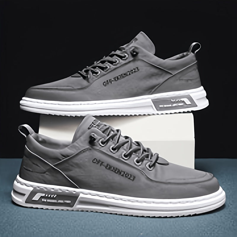 Herr Sneakers Låga Streetwear Modern Stil Vardagsbruk