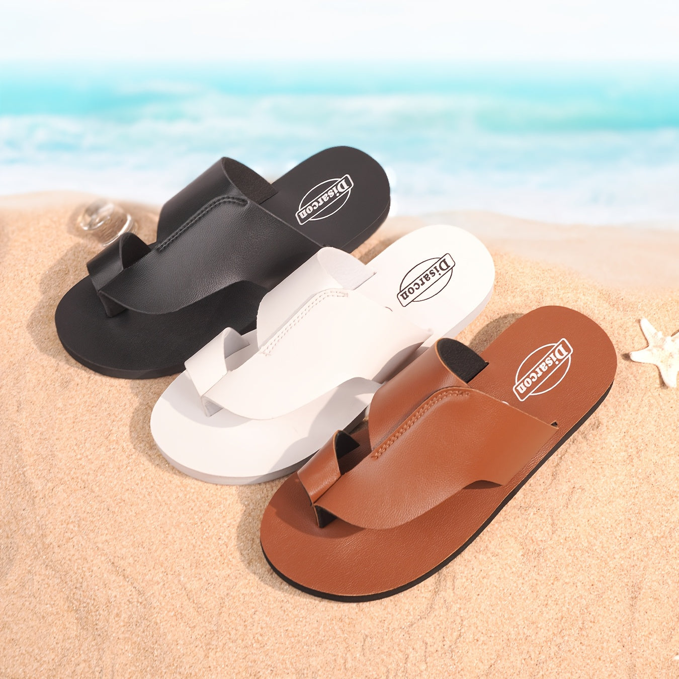 Herrensandaler Vintage Stil för Strand och Vardag – Bekväma och Stilrena Tofflor