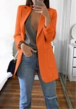 Emma – Slim Cardigan Blazer i Temperament