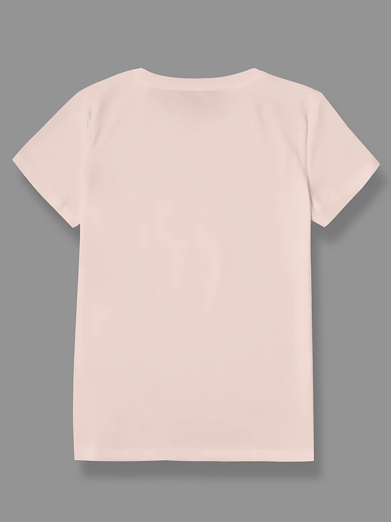 Dam T-shirt med tryck – Avslappnad grafisk stil och humoristiskt budskap – Perfekt för vardagsbruk