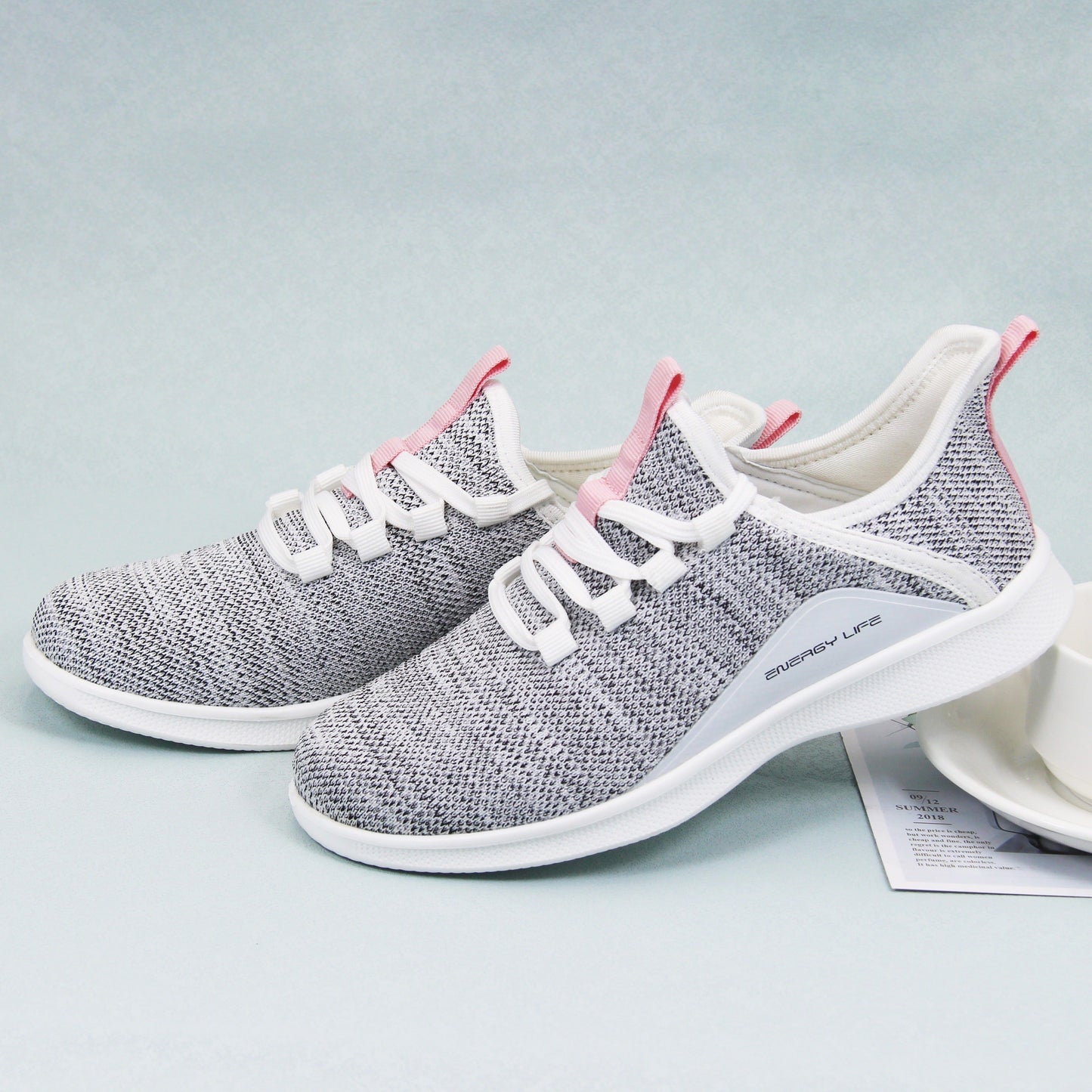 Dam Sneakers Vardagsstil Lätta och Bekväma Träningsskor