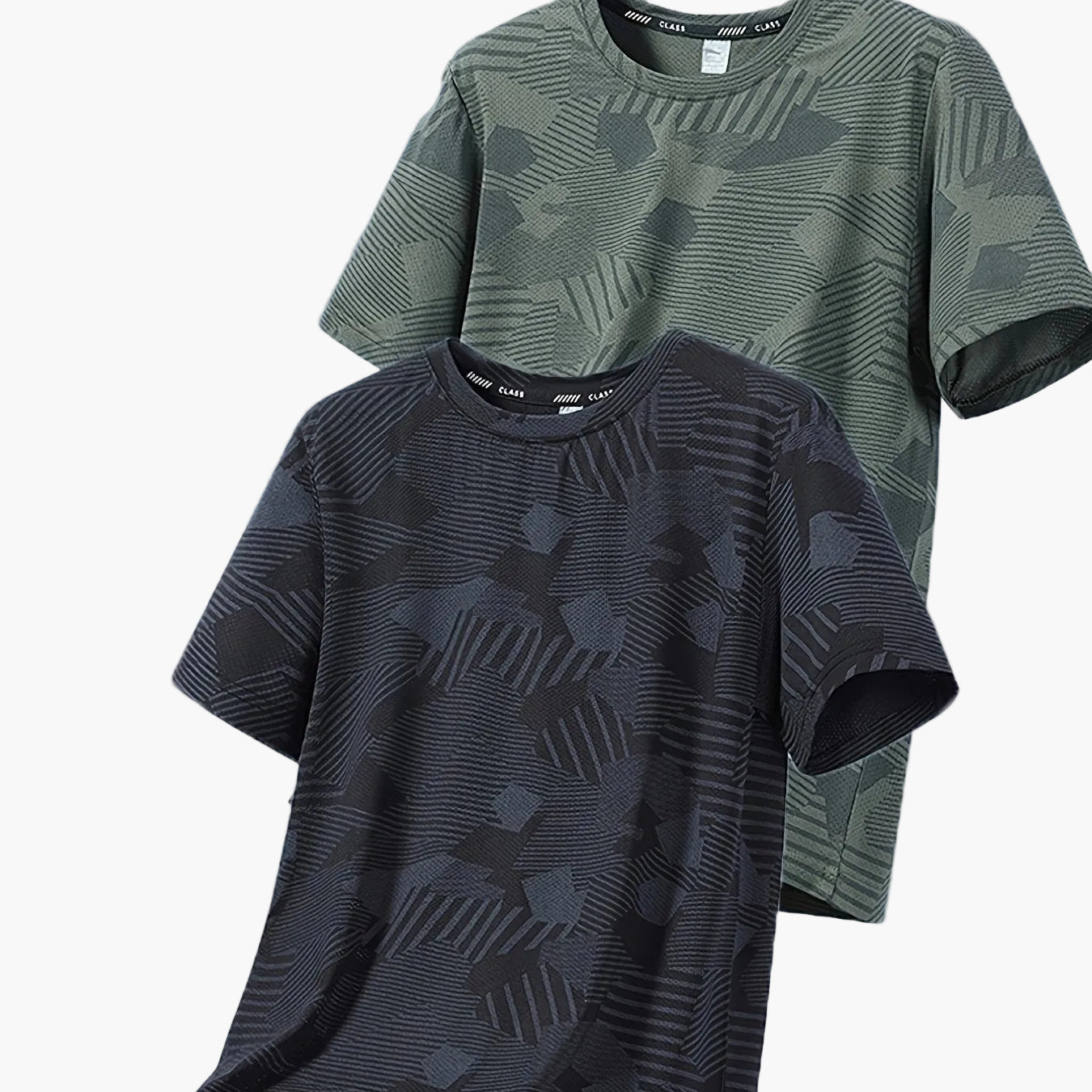 Herr T-shirt Set – Avslappnad Tropisk Stil, Perfekt för Vardagsbruk och Semester
