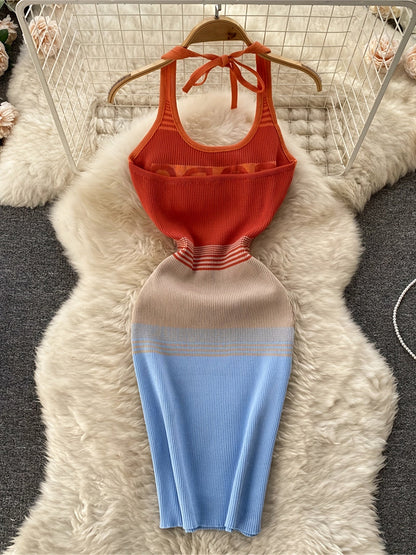 Dam Bodycon Klänning med Grafiskt Tryck och Sportig Design för Trendiga Tillfällen