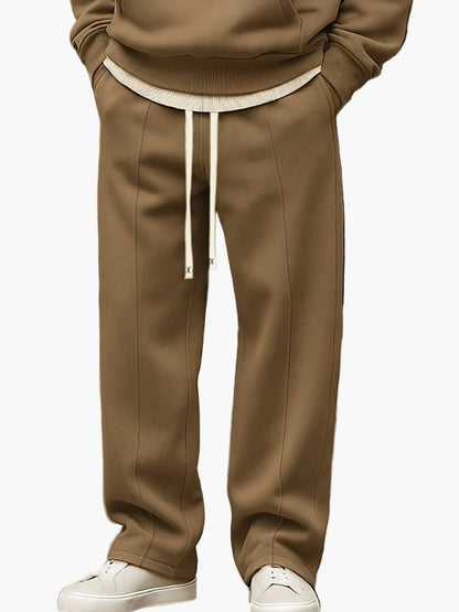 Herr Lounge Set – Avslappnad Hoodie och Byxa för Vardag och Fritid