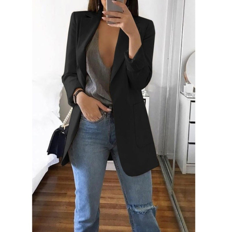 Emma – Slim Cardigan Blazer i Temperament