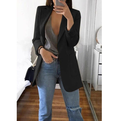 Emma – Slim Cardigan Blazer i Temperament