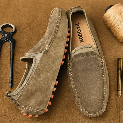 Herrloafers Slip-on Elegant Stil För Vardag och Bilkörning