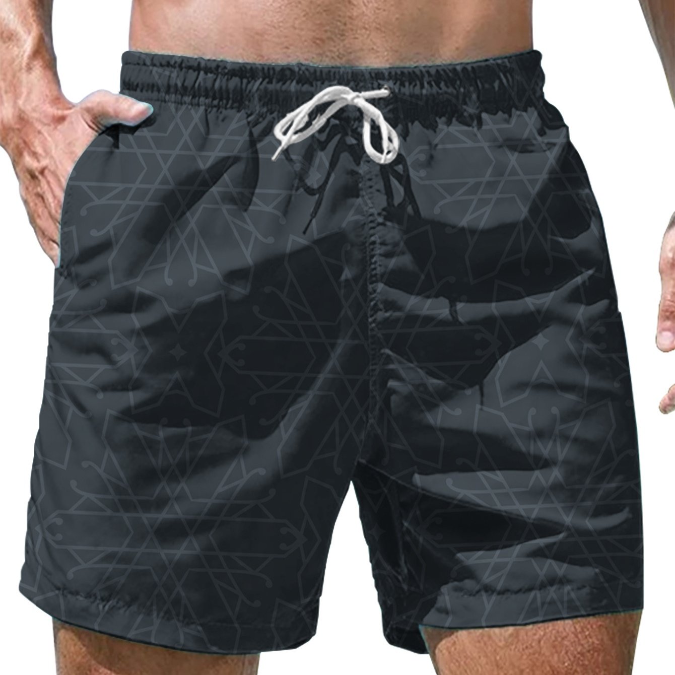 Herr Badshorts – Sportiga och Snygga Shorts för Strand och Pool