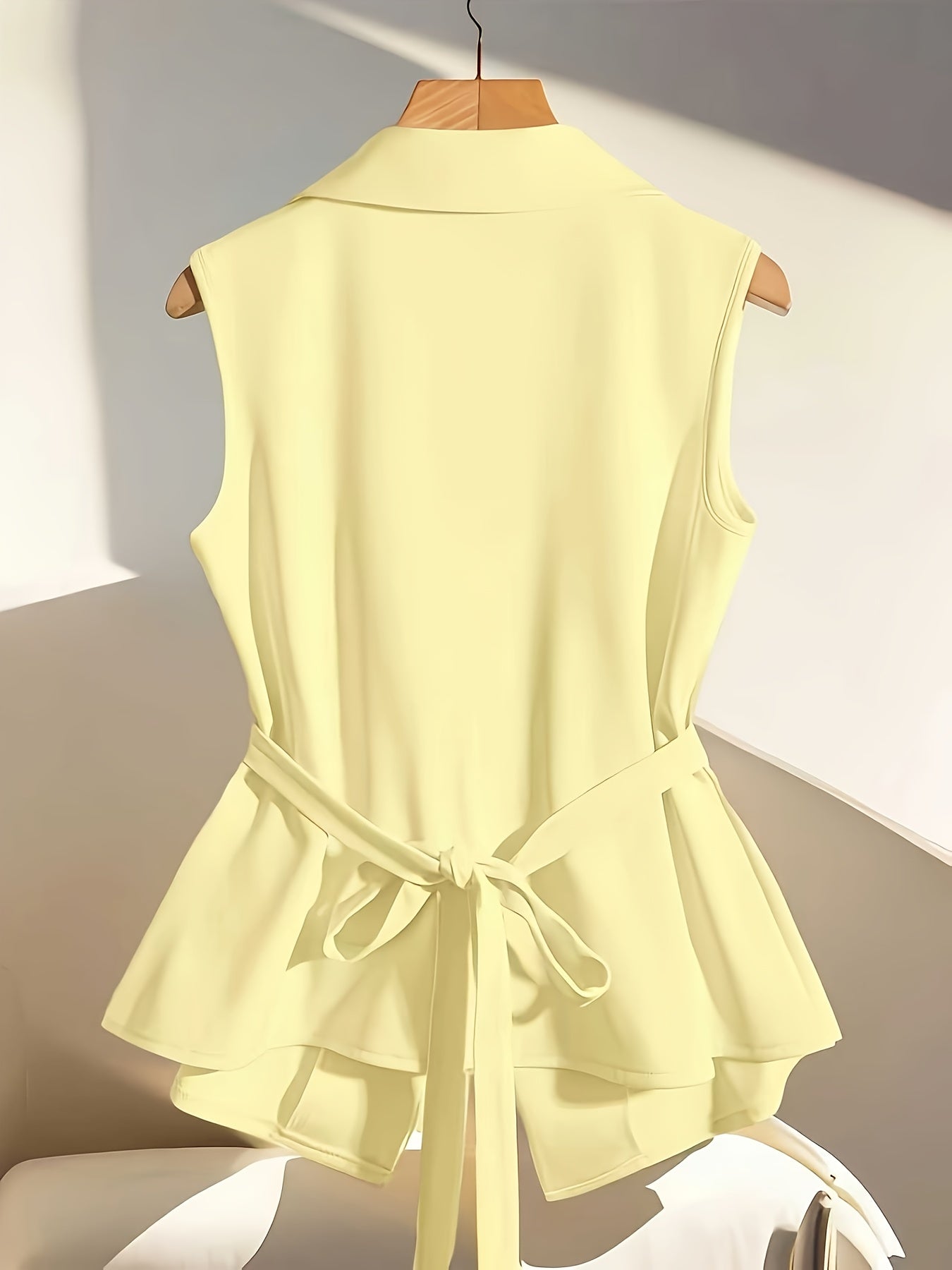 Dam Väst Kavaj Elegant Skräddarsydd Chic Kontorsstil