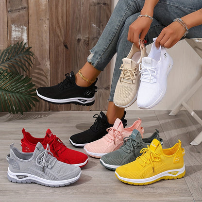 Dam Sneakers Sportiga Promenadskor Låg Modell för Vardag och Träning