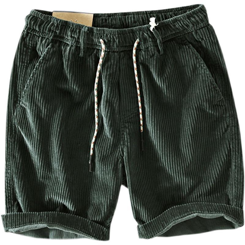 Herrshorts i corduroy – Modern stil och avslappnad komfort för vardagsbruk