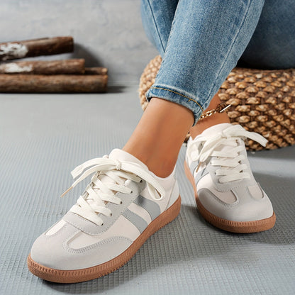Dam Sneakers Retro Stil Vardagsskor Bekväma Träningsskor