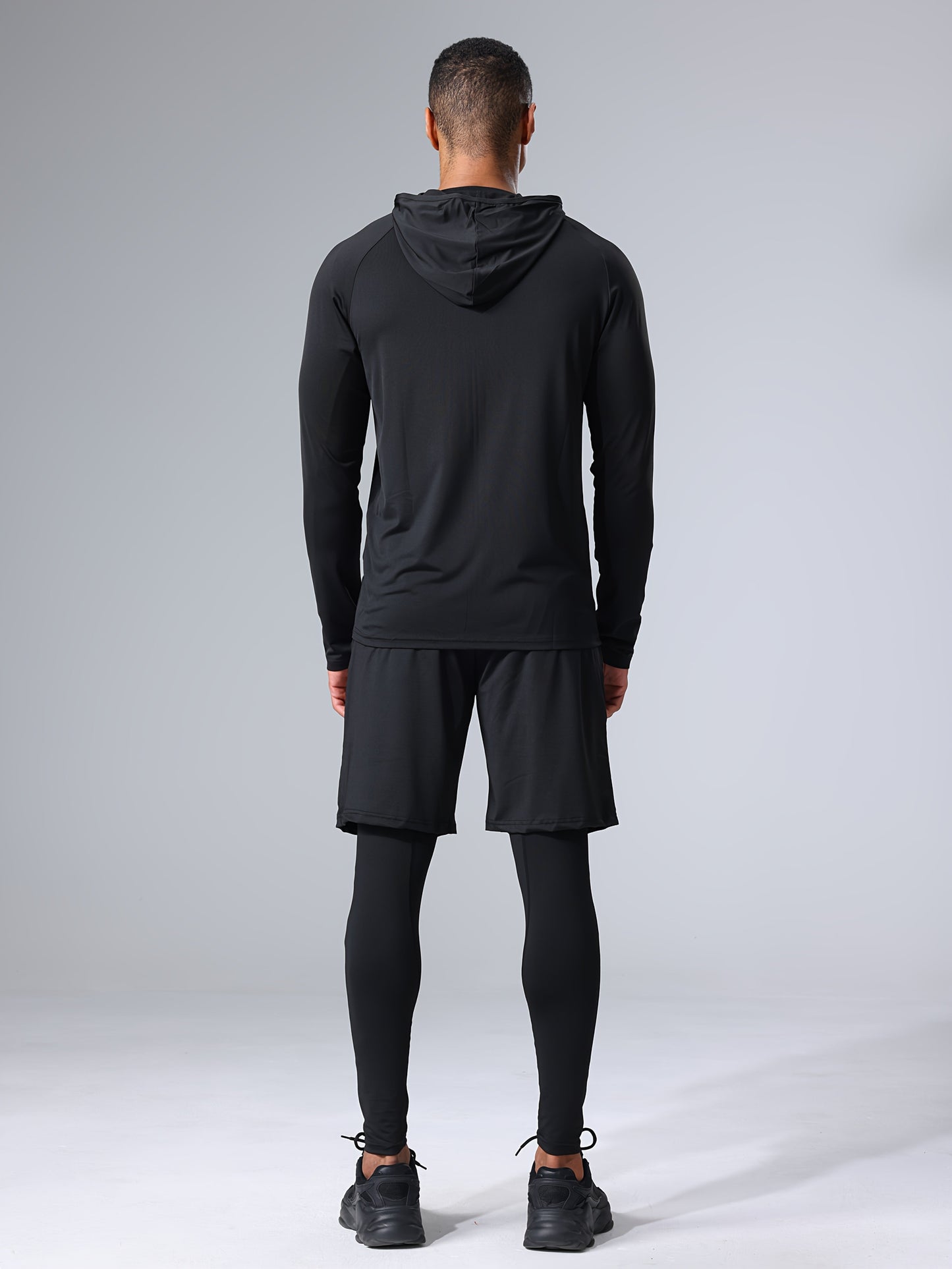 Herr Sportklädesset – Komplett 5-delars Träningsoutfit för Gym & Löpning