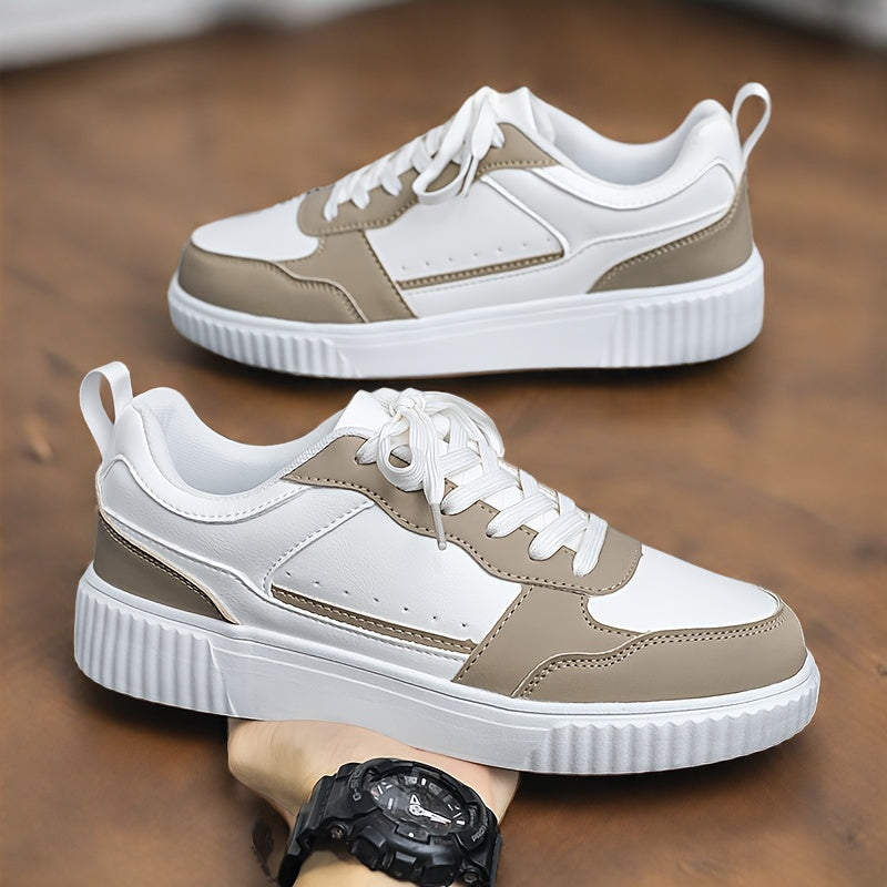 Herr Sneakers Låg Modell Modern Streetstil Vardag