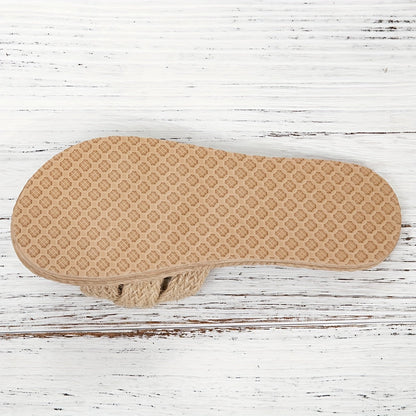 Dam Sandaler Slip-on Mode Platta Sommar Tofflor
