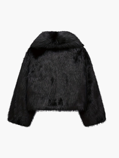 Dam Kort Fuskpälsjacka Chic Weekend Vinterjacka