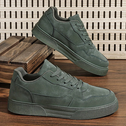 Herr Sneakers Låga Klassiska Streetstil Vardagsskor