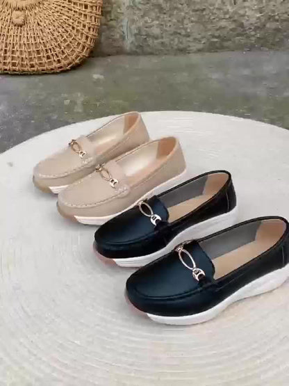 Damskor Loafers Elegant Slip-on för Vardag och Arbete