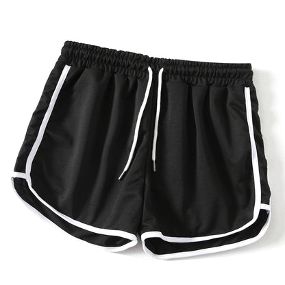 Damers sportiga träningsshorts med dragsko – perfekt för träning och fritid