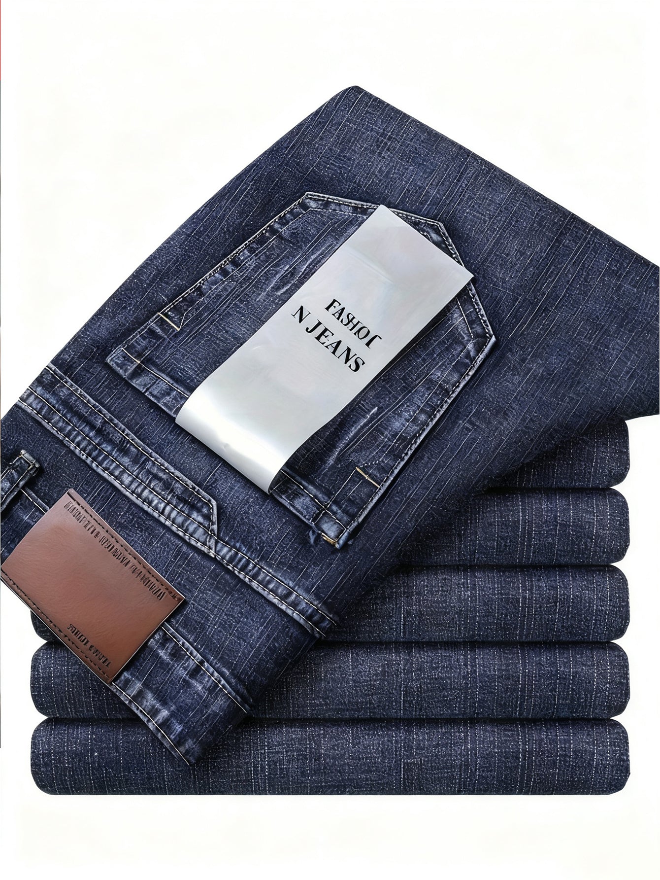Herr Jeans Slim Fit Vardagsbyxa Modern Stil Weekend Casual