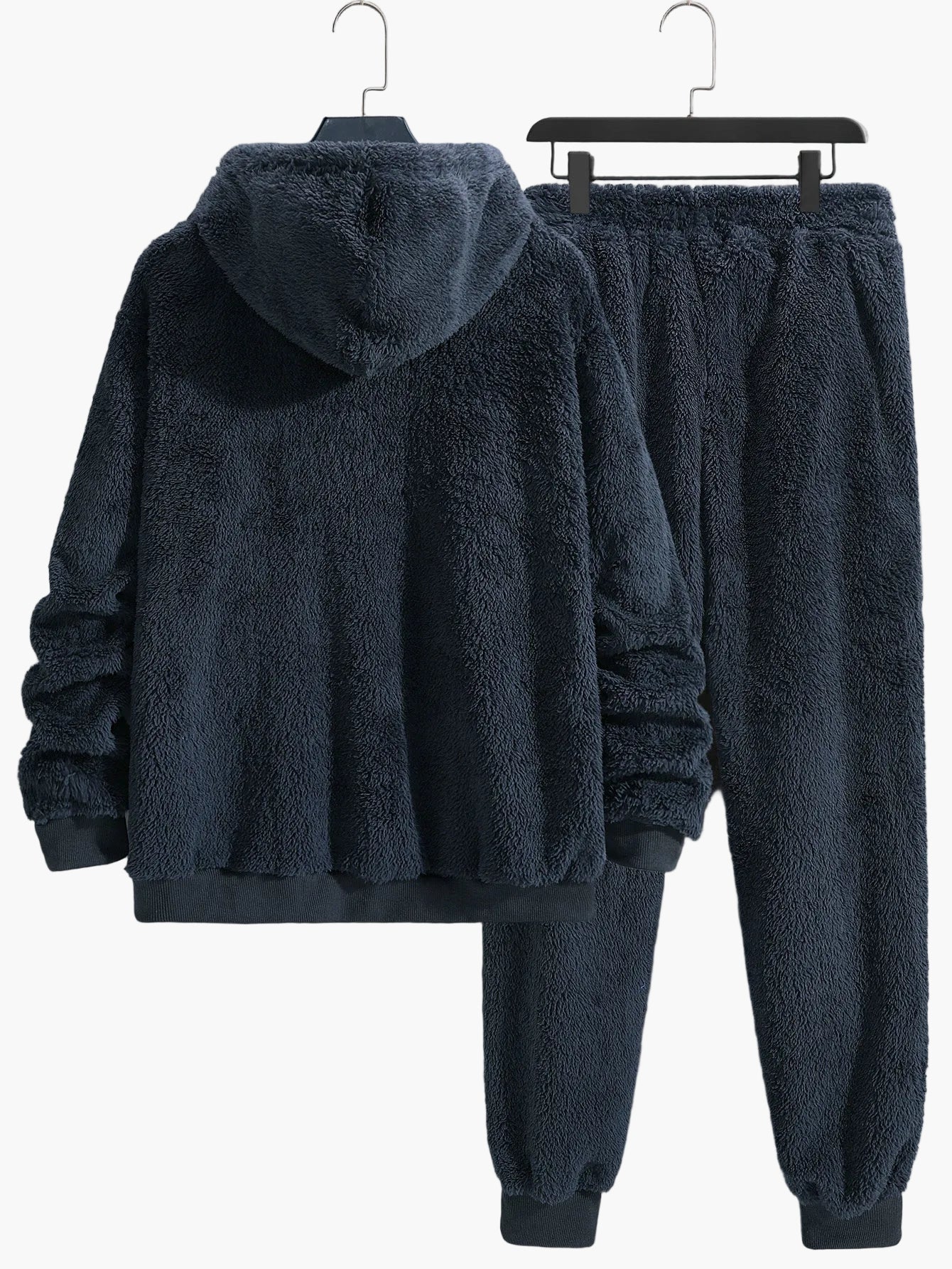 Herrarnas mysiga tvådelade lounge-set med huva – avslappnad höst/vinter-outfit