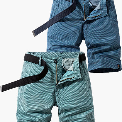 Herrshorts med bälte – Avslappnade och stilrena shorts för vardag och fritid